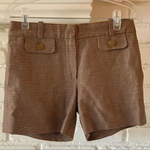 Chloe Plaid Fall shorts size 36